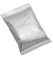 2 lb. Metallized Flat Pouch - Silver