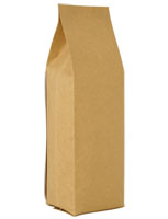 16 oz. Natural Kraft Foil Gusseted Bag - Natural Kraft